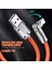 120W 6A Süper Hızlı Şarj Sıvı Silikon Kablo USB Tip-C Şarj Veri Kablosu 180 Derece Dönebilen Arayüz ile 1m (Yurt Dışından) 1