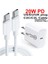 20W Hızlı Şarj Cihazı USB C Fiş Adaptörü C Tipi Kablo Pd Hızlı Şarj iphone 14 12 Huawei Xiaomi Samsung S20 Macbook iPad Pro (Yurt Dışından) 4