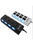 USB 2.0 Hub USB Hub 2.0 Çoklu USB Ayırıcı Hab Güç Adaptörü Kullanın 4/8 Bağlantı Noktası Çoklu Genişletici 2.0 Pc Için Anahtarlı Usb3 Hub (Yurt Dışından) 4