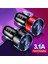 18W Çift USB Araba Şarjı LED Hızlı Şarj Cep Telefonu Şarjı iPhone 12 11 Mini Pro x Xr Max 7 8 Artı Xiaomi Huawei Samsung (Yurt Dışından) 4