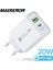 Pd 20W Tip C Şarj Cihazı USB Hızlı Şarj Cihazı Qc 3.0 Duvar Hızlı Şarj Şarj Adaptörü iPhone 14 13 12 iPad Huawei Xiaomi Samsung (Yurt Dışından) 1