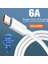 6A 66W USB Tip C Süper Hızlı Kablo Huawei Mate 40 50 Xiaomi 11 10 Pro Oppo R17 Hızlı Şarj USB C Şarj Aleti Kablosu Veri Kablosu (Yurt Dışından) 1