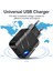 USB Şarj Aleti Hızlı Şarj 3.0 2 Port Qc4.0 Hızlı Şarj iPhone Samsung Xiaomi Huawei Tablet Için Akıllı Telefon LED Aydınlatma Adaptörü (Yurt Dışından) 3