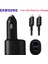 Orijinal Samsung Araç Şarj Cihazı 45W + 15W Çift Bağlantı Noktalı Adaptif Süper Hızlı Adaptör Galaxy S10 9 S20 S21 Artı S10 + NOTE20 Fold2 Telefon (Yurt Dışından) 1