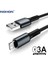 USB Kablosu iPhone 13 12 11 Pro Max x Xr 6 6s 7 8 Artı Se2 Apple iPad Hızlı Şarj Veri Şarj Cihazı Kablosu Cep Telefonu Kablosu Uzun 3m (Yurt Dışından) 1