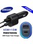 Orijinal 60W Samsung Süper Hızlı Araç Şarj Cihazı Pd USB C Tipi Bağlantı Noktası Oto Cargador 45W Galaxy S22 5g S21 Not 20 10 Z Flip3 A52 M52 (Yurt Dışından) 1