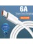 6A 66W Süper Hızlı Şarj Kablosu Için Huawei Mate 40 50 Xiaomi 11 10 Pro Hızlı Şarj USB C Şarj Aleti Kablosu USB Tipi C Veri Kablosu (Yurt Dışından) 1