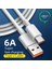 6A 66W Süper Hızlı Şarj Kablosu Için Huawei Mate 40 50 Xiaomi 11 10 Pro Hızlı Şarj USB C Şarj Aleti Kablosu USB Tipi C Veri Kablosu (Yurt Dışından) 5