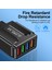 3.1A 4 USB Hızlı Şarj Cihazı Cep Telefonu Seyahat Şarj Kafası Cep Telefonu Şarj Cihazı Çok Fonksiyonlu Cep Telefonuşarj Şarj Cihazı (Yurt Dışından) 4