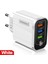 Gu 3 Portlu USB Cep Telefonu Şarj Cihazı ile LED Işık 5V/3A Taşınabilir Hızlı Hızlı Şarj USB Adaptörü Abd/ab Tak (Yurt Dışından) 2
