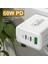 60W USB Tip C Şarj Cihazı Hızlı Şarj 3.0 Cep Telefonu 3 Port Duvar Hızlı Pd Şarj Adaptörü iPhone 14 13 Samsung Xiaomi Poco F3 (Yurt Dışından) 3