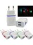 Yüksek Kaliteli Çift USB Şarj Cihazı Ab/abd Tak Adaptörü Duvar Hızlı Şarj Cihazı iPhone Hızlı Şarj Taşınabilir Cep Telefonu Seyahat Şarj Cihazı (Yurt Dışından) 4