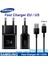 Samsung 9V1.67A Ab/abd S10 S8 S9 Artı 10 W Hızlı Şarj Seyahat Duvar Adaptörü Tip-C Kablo Samsung Not 10 9 8 7 A50 A70 (Yurt Dışından) 1