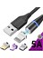 3A Hızlı Şarj USB Kablosu Mikro Tip C Mıknatıs Cep Telefonu Manyetik Veri USB Şarj Cihazı Umıdıgı Bıson 2 Pro Samsung Galaxy A2 (Yurt Dışından) 1