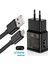 Mikro USB Kablosu Duvar Hızlı Şarj Samsung Galaxy A10 A10S A01 M01 J8 J730 J7 J6 J5 A6 A750 Adaptif Cep Telefonu Şarj (Yurt Dışından) 1