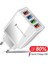 3.1A 4-Port USB Duvar Fişi Güç Adaptörü Duvar Şarj Cihazı Iphone/android ile Uyumlu Hızlı Şarj Küp Tuğla Kutusu Taban Kafa U3 (Yurt Dışından) 2