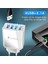 3.1A 4-Port USB Duvar Fişi Güç Adaptörü Duvar Şarj Cihazı Iphone/android ile Uyumlu Hızlı Şarj Küp Tuğla Kutusu Taban Kafa U3 (Yurt Dışından) 3