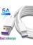 5A USB C Tipi Kablo Hızlı Şarj Cep Telefonu Şarj Cihazı C Tipi Veri Kablosu Samsung S20 S9 S8 Huawei P40 Mate 30 Xiaomi Redmi (Yurt Dışından) 1