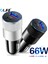 USB Tip C Araç Şarj Cihazı Hızlı Şarj 66W Araç Cep Telefonu Şarj Cihazı iphone Samsung Xiaomi Qc 3.0 Scp Afc Pd USB C Araç Şarj Cihazı (Yurt Dışından) 1