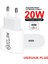 Evrensel Seyahat Cep Telefonu Şarj Adaptörü 20 W Akıllı Telefon USB Hızlı Şarj iPhone 13 12 Samsung Için Şarj Kafası (Yurt Dışından) 1