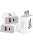 Yeni Seyahat Duvar Adaptörü Dönüştürücü Soket Güç Au/ingıltere/abd/ab Tak USB Şarj Aleti Cep Telefonu 20 W Çift USB Şarj (Yurt Dışından) 3