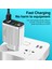 Kokko 3 Portlu USB Cep Telefonu Şarj Cihazı LED Işık ile 5 V/3A Taşınabilir Hızlı Hızlı Şarj USB Adaptörü Abd/ab Tak (Yurt Dışından) 5