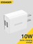 Essager USB Tip C Şarj Cihazı Hızlı Şarj 3.0 iPhone 14 Samsung Xiaomi 2 Port Çoklu Fiş Duvar Cep Telefonu Hızlı Şarj (Yurt Dışından) 2