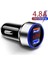4.8A 5V Araç Şarj Cihazları 2 Port Hızlı Şarj Samsung Huawei iphone 11 8 Artı Evrensel Alüminyum Çift USB Araç Şarj Adaptörü (Yurt Dışından) 1