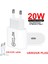 Ab Duvar Şarjı USB Tip C Hızlı Şarj Taşınabilir Hızlı USB Seyahat Şarj Soketi Kablosu Mobil Şarj Için 20 W iphone 14 13 12 (Yurt Dışından) 1