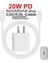 Ab Duvar Şarjı USB Tip C Hızlı Şarj Taşınabilir Hızlı USB Seyahat Şarj Soketi Kablosu Mobil Şarj Için 20 W iphone 14 13 12 (Yurt Dışından) 4