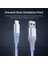 Akış Aydınlık USB C Tipi Kablo 3A Hızlı Şarj Veri Kablosu Samsung Xiaomi Oppo Huawei IPhone Şarj Mikro USB Tel LED Kablo (Yurt Dışından) 2
