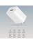 Voxlınk USB Şarj Cihazı 5 V 2.1A Evrensel Taşınabilir Seyahat Duvar Adaptörü iPhone X/8/7 Artı/6 S Artı iPad Pro/hava Samsung Galaxy (Yurt Dışından) 4