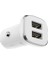 Borofone Çift USB Araç Şarj Cihazı iPhone 11 12 Tablet Xiaomi Mi 10 11 Poco X3 Pro Samsung S20 Evrensel Cep Telefonu Araç Şarj Cihazı (Yurt Dışından) 4