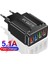 5.1A Evrensel Hızlı Şarj Şarj Cihazı 3.0 Cep Telefonu Duvar Hızlı Şarj IPHONE12 Xiaomi 4 Port Tablet Şarj Cihazı USB Şarj Cihazı (Yurt Dışından) 1