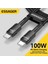 Essager 100 W C C Tipi C Kablosu Usb-C Pd Hızlı Şarj Şarj Kablosu Kablosu Macbook Samsung Xiaomi Tip-C USB C Kablosu 3 M (Yurt Dışından) 1