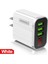 Kokko 3 USB Bağlantı Noktası Dijital Ekran Cep Telefonu Şarj Cihazı 5 V/3.1A Seyahat Hızlı Hızlı Şarj Adaptörü Abd/ab Tak (Yurt Dışından) 2