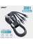 3in1 USB C Tipi C Kablo iPhone 14 13 12 Pro Max Hızlı Şarj Samsung Huawei Xiaomi Android Telefon Şarj Cihazı Veri Kablosu (Yurt Dışından) 1