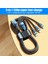 3in1 USB C Tipi C Kablo iPhone 14 13 12 Pro Max Hızlı Şarj Samsung Huawei Xiaomi Android Telefon Şarj Cihazı Veri Kablosu (Yurt Dışından) 3