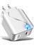 Geartronic 1 Adet Yeni Yüksek Kaliteli PD18W Qc3.0 USB Cep Telefonu Şarj Cihazı Hızlı Şarj Çift Bağlantı Noktalı LED Seyahat Şarj Cihazı (Yurt Dışından) 3