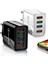 4usb Adaptörü 5V 3A Hızlı Şarj 3.0 Duvar Hızlı Şarj Çok Bağlantı Noktalı Şarj Kafa Telefon Şarj Cihazı (Yurt Dışından) 5