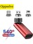 Hızlı Şarj 540 Derece Dönme Manyetik Adaptör Mikro USB C Tipi Telefon Şarj Adaptörü iPhone Samsung Huawei Realme Xiaomi (Yurt Dışından) 1