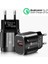 Hızlı Şarj 3.0 Duvar Şarj Cihazı, 18W Qc 3.0 USB Duvar Şarj Adaptörü Hızlı Şarj 9V/2A 5V/3A 12V/1.6A Tablet Telefon Için (Yurt Dışından) 1