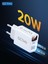 Getıhu Pd Qc 20W USB Telefon Şarj Cihazı LED C Tipi Hızlı Şarj Taşınabilir Ab Adaptörü iPhone 13 12 11 iPad Huawei Xiaomi Samsung Lg (Yurt Dışından) 1