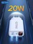 Getıhu Pd Qc 20W USB Telefon Şarj Cihazı LED C Tipi Hızlı Şarj Taşınabilir Ab Adaptörü iPhone 13 12 11 iPad Huawei Xiaomi Samsung Lg (Yurt Dışından) 2