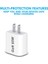 Gan 65W Şarj Cihazı Ab/abd Tak Çift Bağlantı Noktalı Hızlı Şarj Cihazı USB Tip C Telefon Adaptörü iPhone 13 Pro Xiaomi 12 Redmi Note Samsung Galaxy (Yurt Dışından) 2