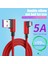 5A USB Mikro Kablo 90 Derece Dirsek Veri Kablosu Şarj Kablosu Cep Telefonu Için Naylon USB C Tipi C Hızlı Şarj Mikro USB Kablosu (Yurt Dışından) 1