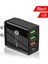 Hızlı Şarj Cep Telefonu Şarj Cihazı PD36W + Qc3.0 2.4A Çift USB Çok Bağlantı Noktalı USB Seyahat Şarj Cihazı, Pd Şarj Kafası ile (Yurt Dışından) 5