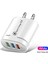 Evrensel Hızlı Şarj 3.0 Duvar USB Şarj Cihazı 18 W Hızlı Şarj Adaptörü iPhone Samsung Telefon Tabletler Için Ab Abd 3 Port USB Şarj Cihazları (Yurt Dışından) 1