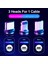 LED Manyetik USB Kablosu Hızlı Şarj Tipi C Kablo Mıknatıs Şarj Cihazı Veri Şarj Cro USB Kablosu Cep Telefonu Kablosu (Yurt Dışından) 5