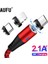 Aufu Manyetik Mikro USB Tip C Kablo iPhone 11 12 13 Xiaomi Poco Redmi Realme Cep Telefonu Yıldırım Hızlı Şarj Kablosu Tel (Yurt Dışından) 1